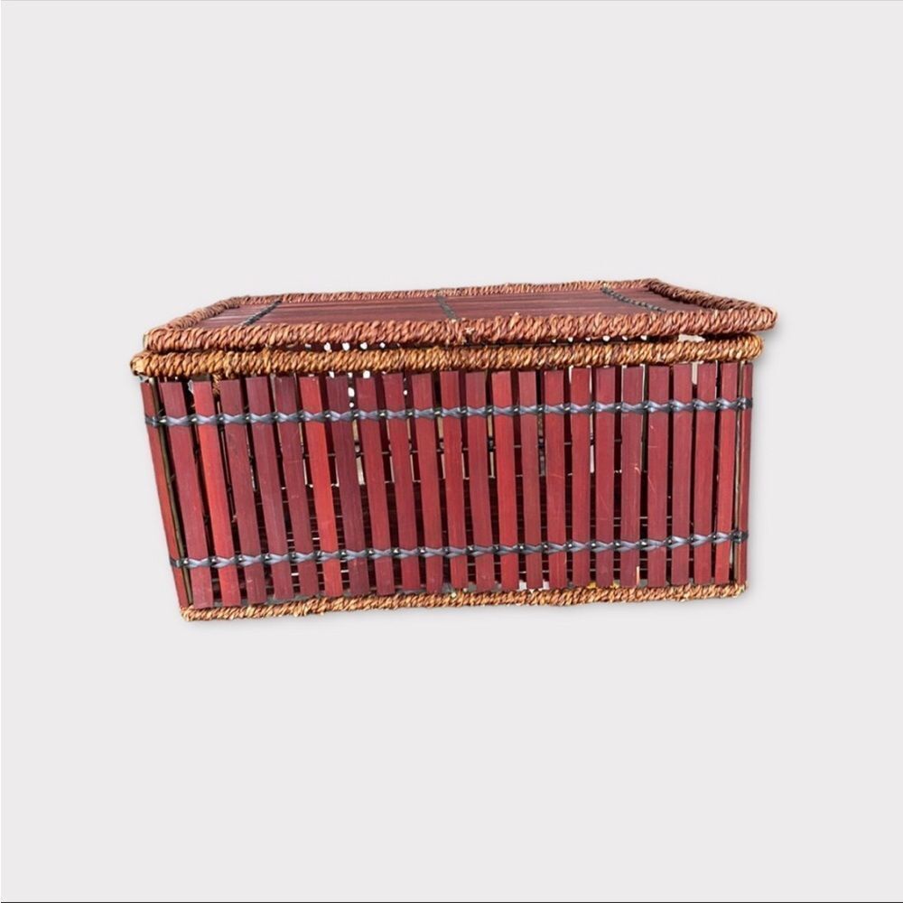 Brown Rustic Basket Box - Picture 3 of 8